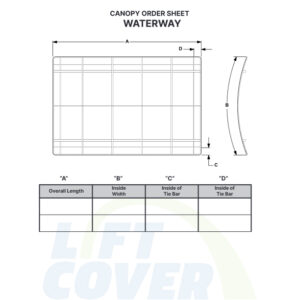 Waterway Boat Lift Canopy Cover